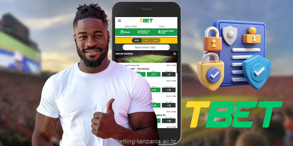 Safety and security of the TBet Tanzania application