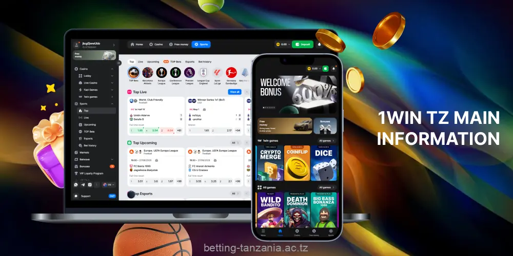1win is considered one of the most reliable online platforms for sports betting and casino entertainment in Tanzania