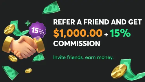 BC Game bonus - Refer friends and earn a 15% commission!
