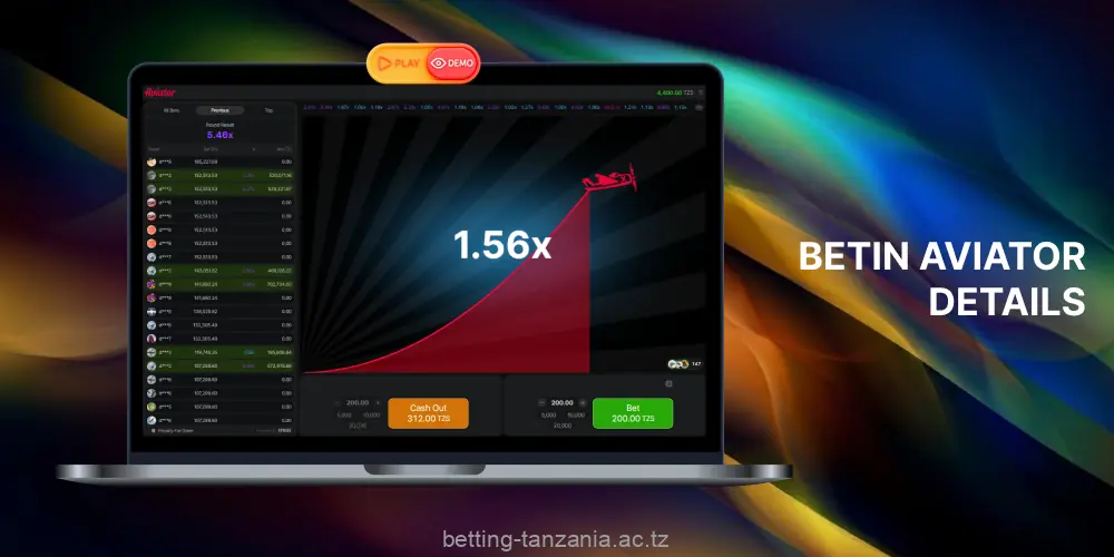 Betin Aviator is popular among casino players in Tanzania