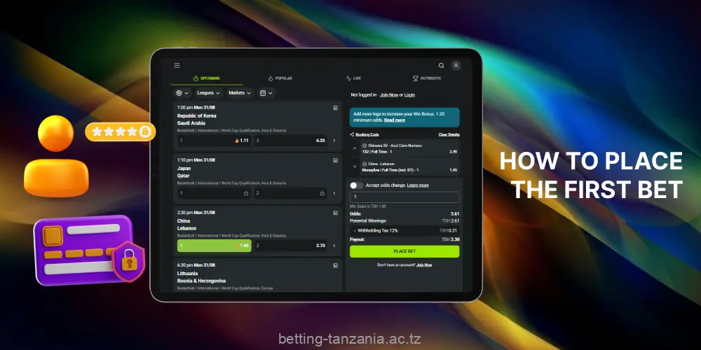 New customers are required to deposit money before they place a bet on any sport at betPawa Tanzania