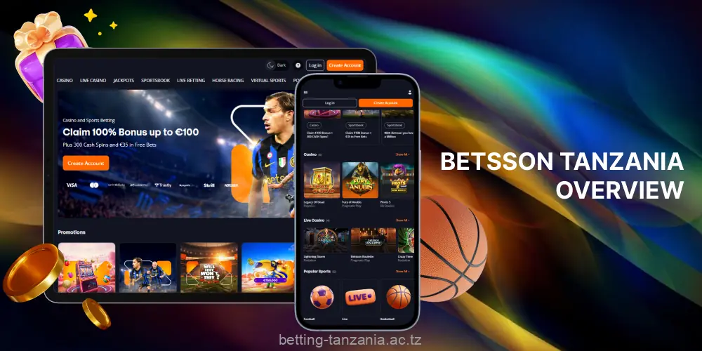 Betsson is one of Tanzania’s most reputable sports betting brands