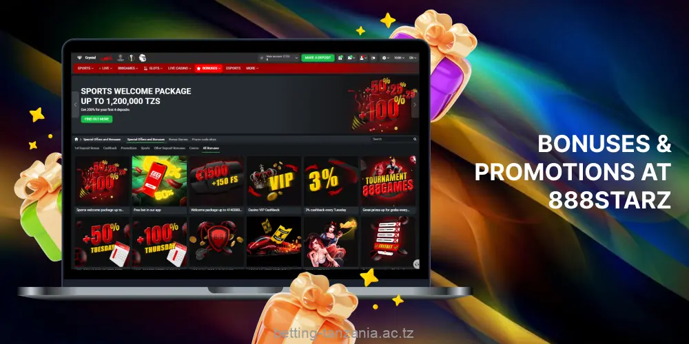 888STARZ bonuses offer extra value for sports betting and casino play