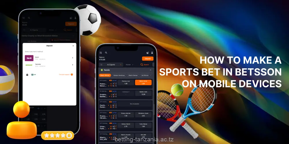 Tanzanian bettors can easily place real money bets through the Betsson mobile app