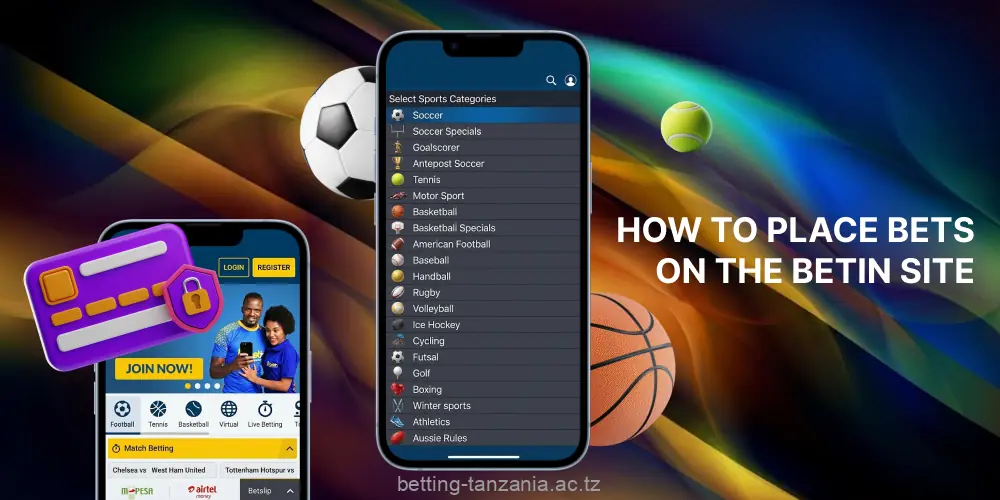 Betin Tanzania gives you access to a wide variety of sports from across the globe