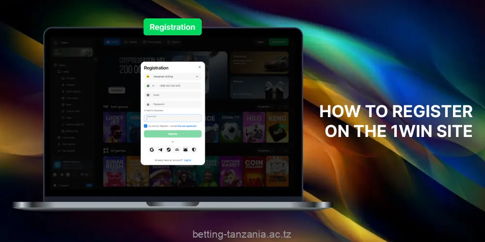 By creating a profile, players from Tanzania will be able to place bets and receive bonuses on the 1win in Tanzania