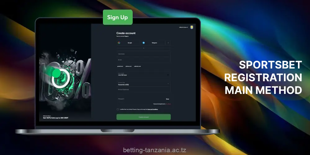 Once registered, Sportsbet users from Tanzania can legally play a large number of games and receive 24/7 support