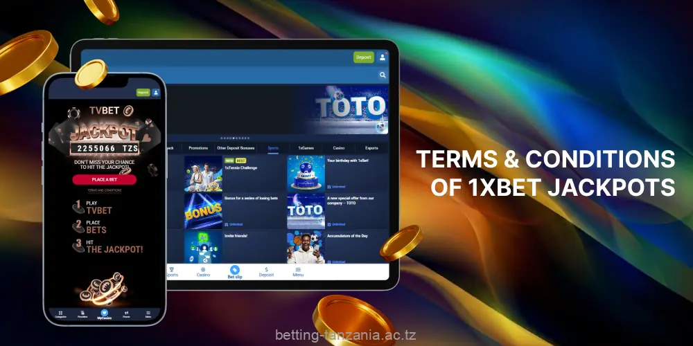 One of the most attractive for high-rollers and experienced gamblers from Tanzania is the 1xBet jackpot promotions