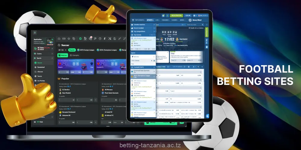 Top football betting sites in Tanzania offering the best betting odds