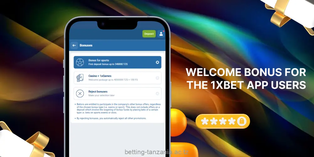 1xBet offers a welcome bonus for new players from Tanzania