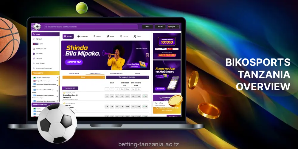Brief information about BikoSports Tanzania