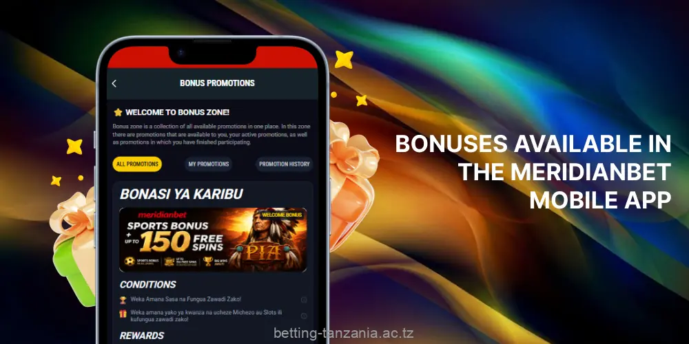 Players from Tanzania can take advantage of various promotions from Meridianbet to boost their chances of winning