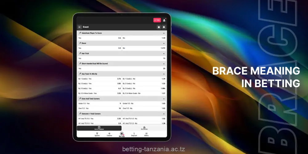 Brace is a popular bet among Tanzanian punters
