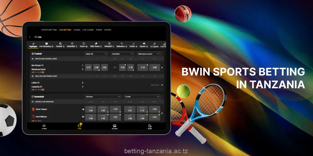 Overview of Bwin Sports Betting for Tanzanian players
