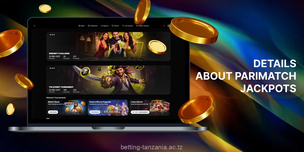 Parimatch jackpot drawings for players from Tanzania