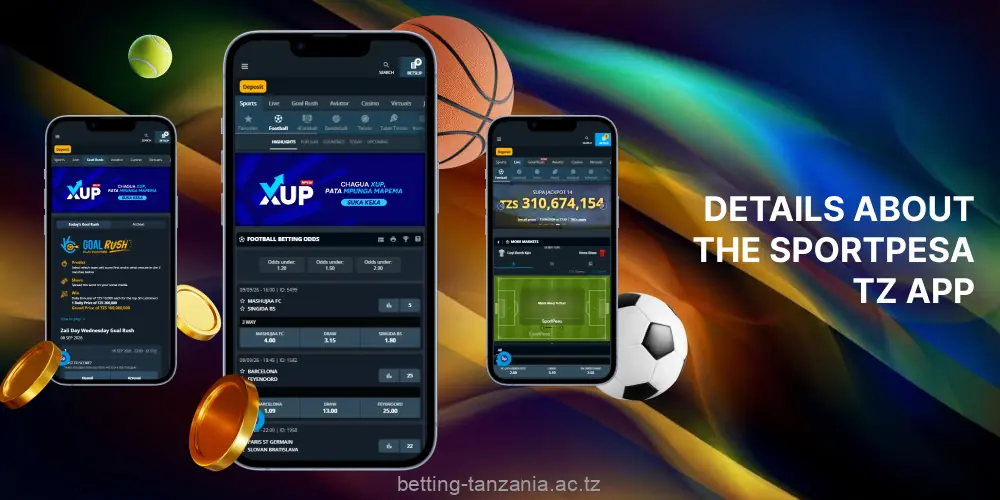 SportPesa bookmaker provides an optimized mobile website and mobile app
