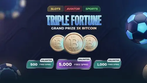 Fortunejack bonus - Triple Fortune