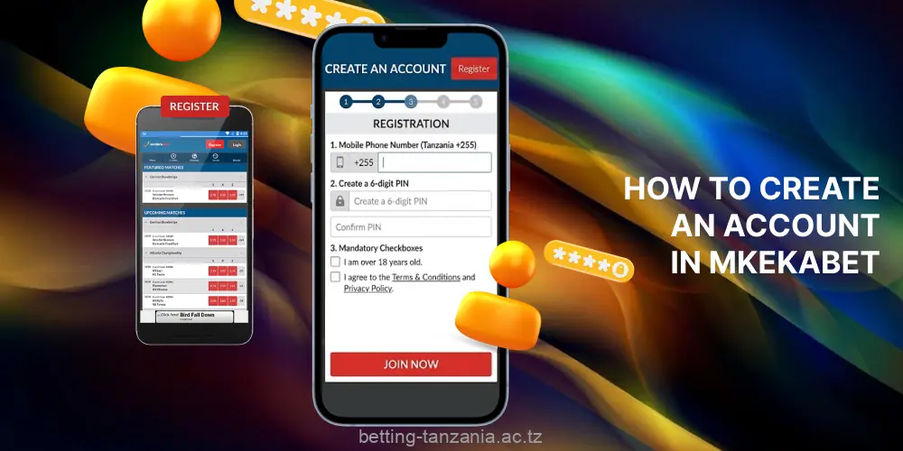 After registering at Mkekabet, players from Tanzania can bet with real money