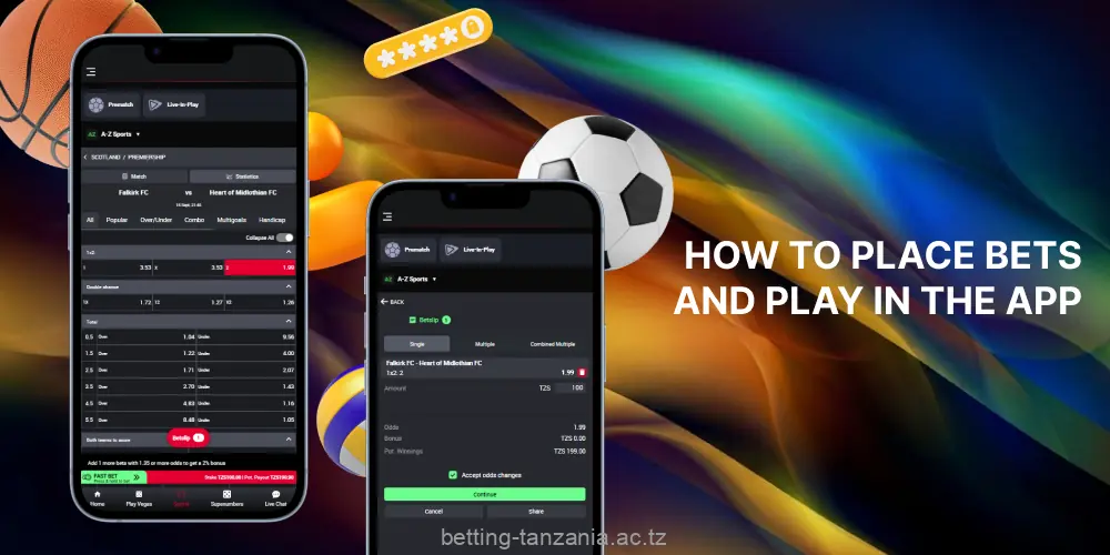 Step-by-step instructions for Tanzanian users to bet and play on the Supabets mobile app