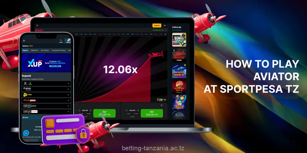 The Aviator gameplay is simple and can be started within minutes on the SportPesa Tanzania site