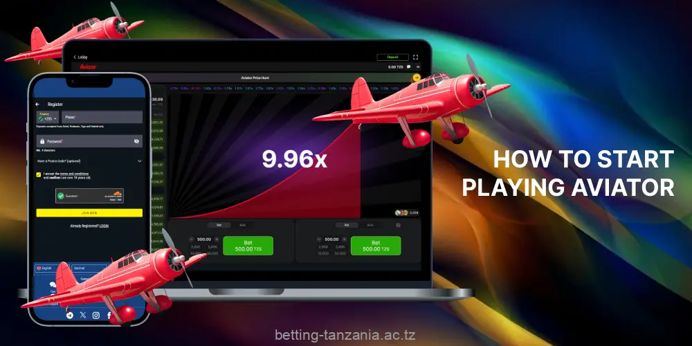 Tanzanian players can start playing Aviator by creating a Gal Sport Betting account and making a deposit