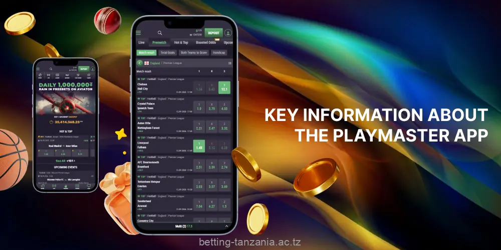 Online sports betting is one of the most popular options on the Pmbet Tanzania app