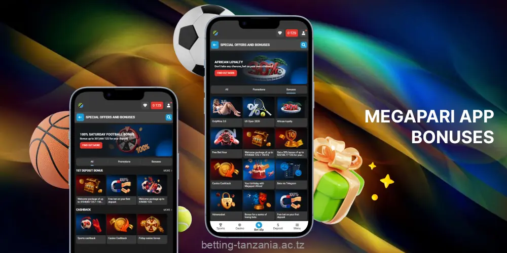 Tanzanian players can access the same Megapari bonuses through the app