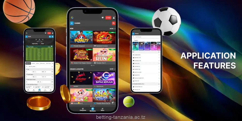 Megapari App - mobile application for sports betting and casino games in Tanzania