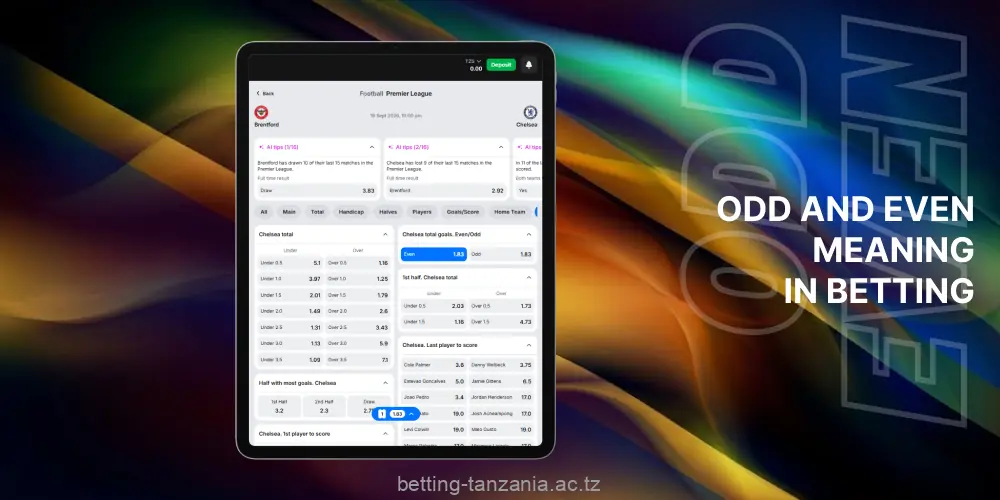 Detailed information on what is even and odd in sports betting