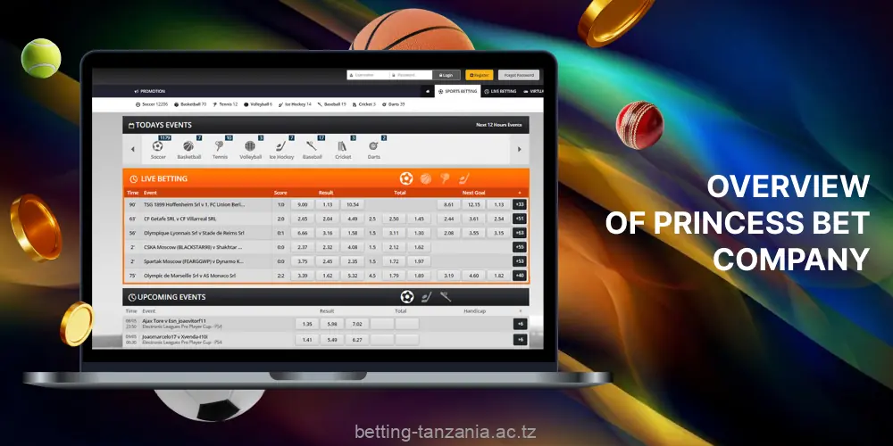 Princess Bet - the preferred betting choice for players from Tanzania