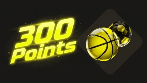 Parimatch bonus 300 points