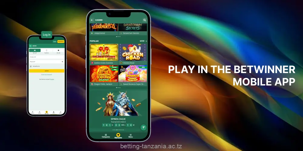A detailed guide to playing on the Betwinner Tanzania app