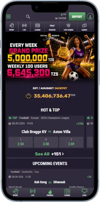 Pmbet App for sports betting and casino games in Tanzania