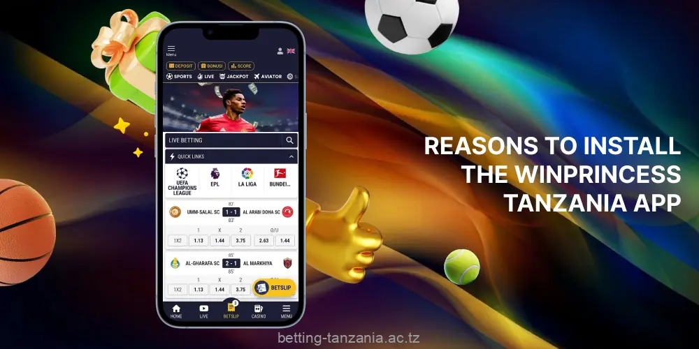 Reasons to download the WinPrincess Tanzania application