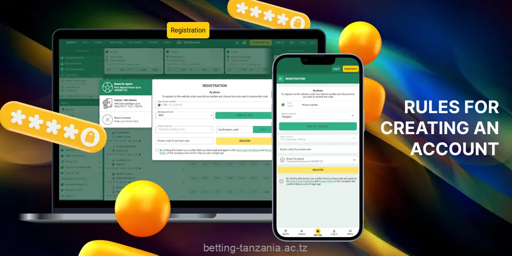 Tanzanian users can sign up with Betwinner through any of the available registration options