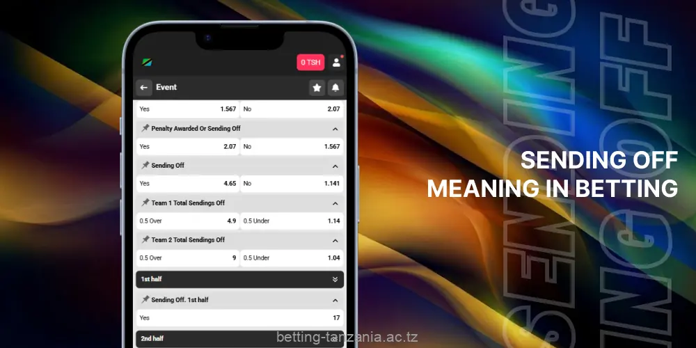 The impact of red cards on betting odds