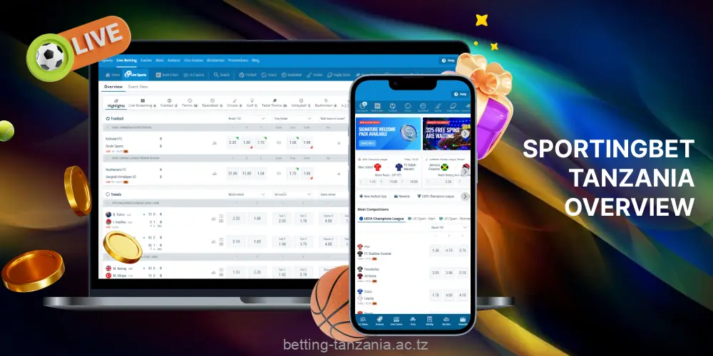 Detailed information about Sportingbet in Tanzania