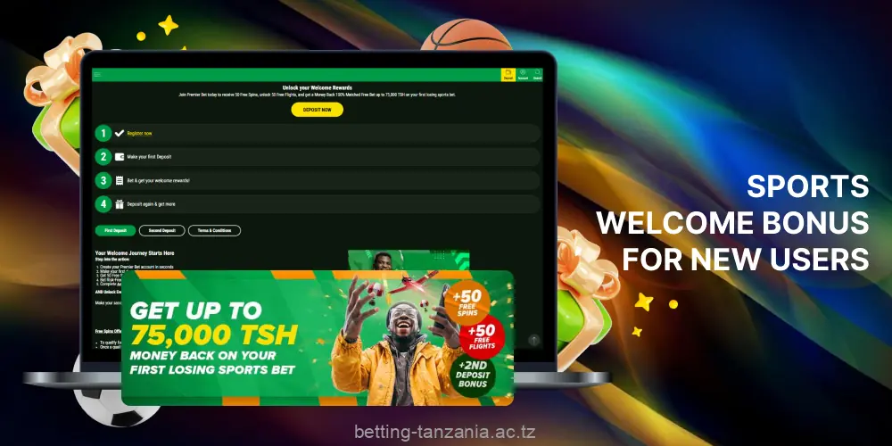 Premier Bet provides customers from Tanzania with different types of bonuses and promotions