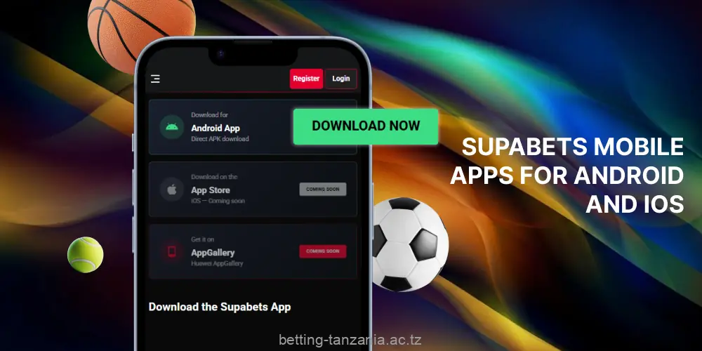 Supabets App Tanzania can be downloaded for free from the official website