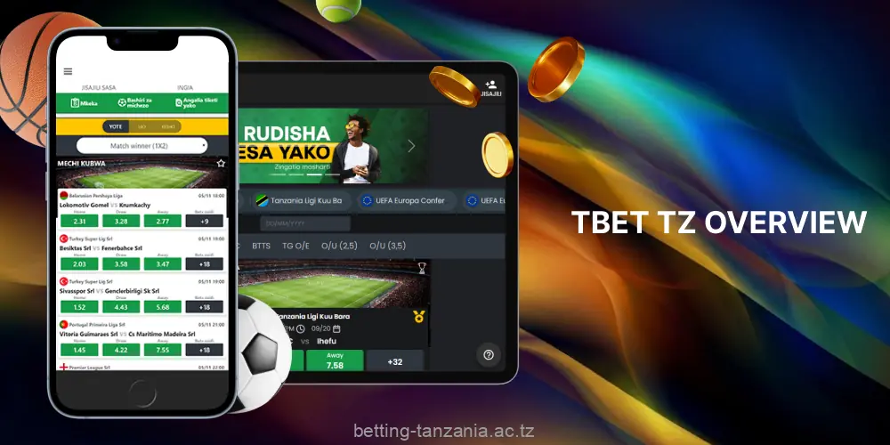 TBet is an online bookmaker offering a wide range of betting services