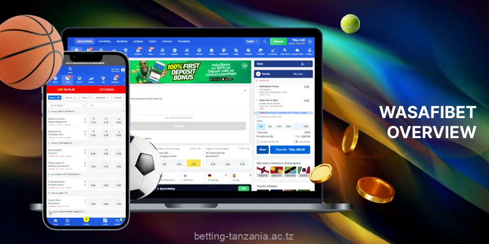 WasafiBet is a popular bookmaker in Tanzania