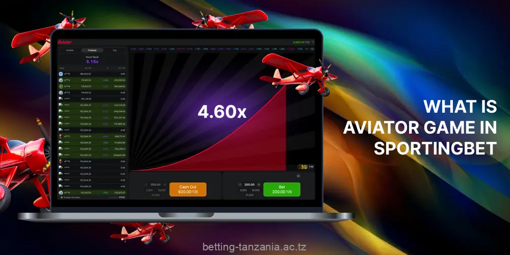 The Sportingbet Aviator crash game is hugely popular among online players in Tanzania